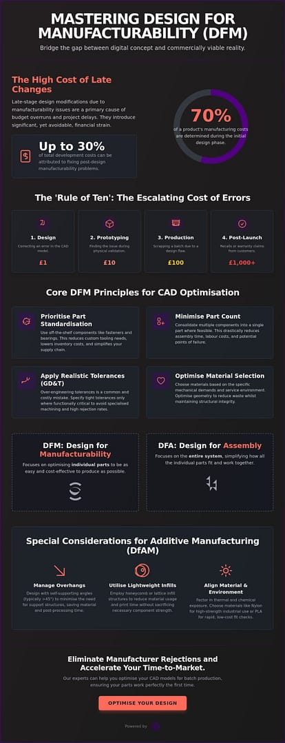 How to Design for Manufacturability: A Guide to Optimising Production