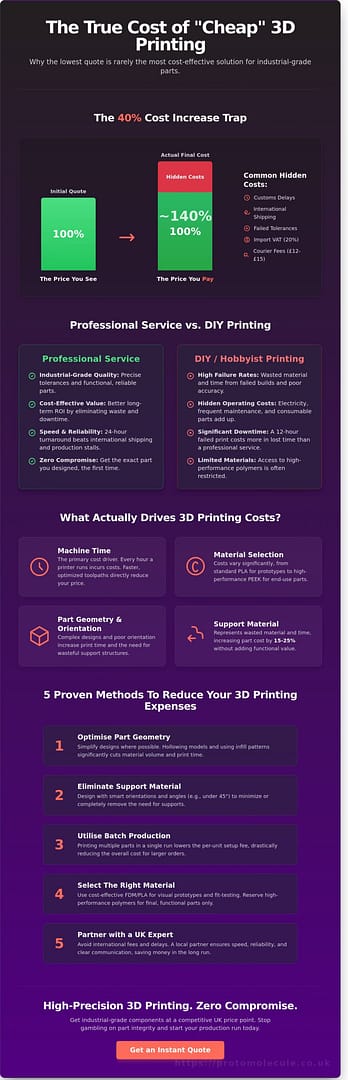 Cheap 3D Printing: A Professional Guide to Cost-Effective UK Manufacturing