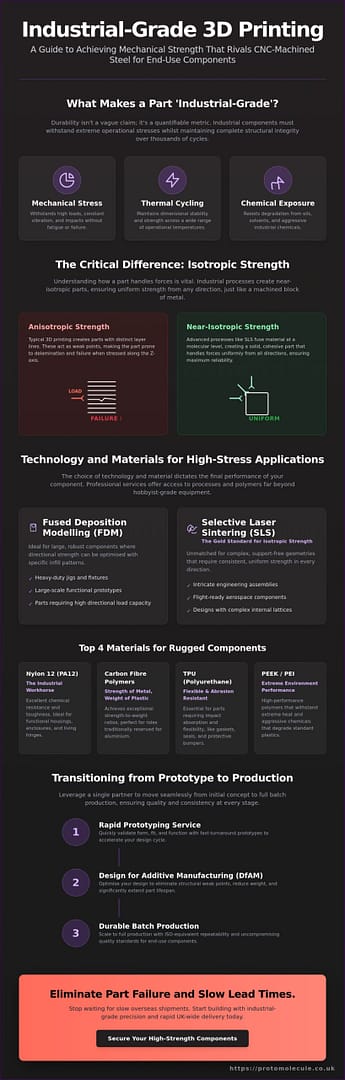 Industrial 3D Printing Service for Durable Parts: A Professional UK Guide (2026)