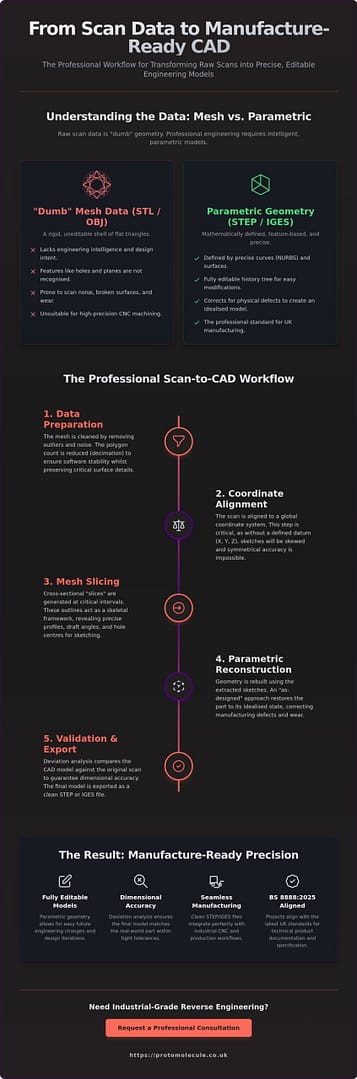 How to Create a CAD Model from a 3D Scan: A Professional Guide for 2026