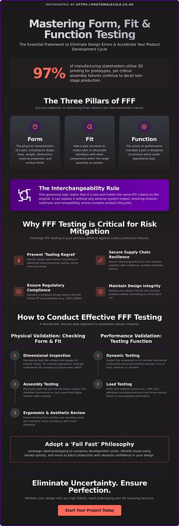 Form, Fit, and Function Testing: A Guide to Precision Prototyping