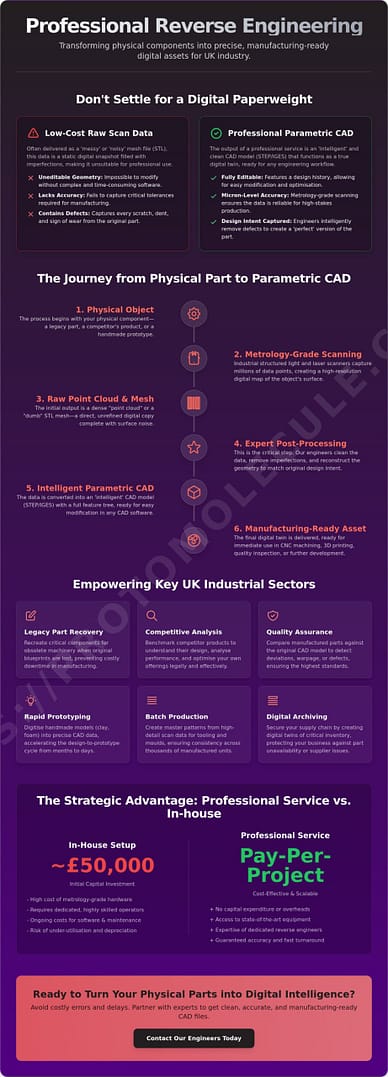 High-Detail Reverse Engineering Service UK: Precision Data for Modern Manufacturing