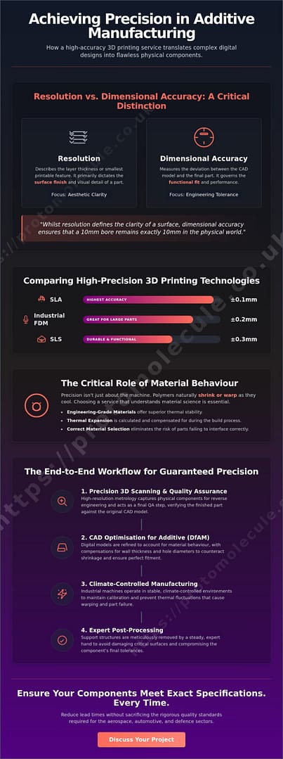 High Accuracy 3D Printing Service: Engineering Precision for UK Industry