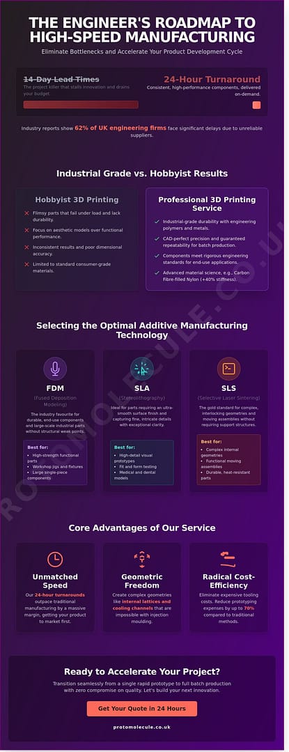 Professional 3D Printing Service UK: The Definitive Guide to Industrial Additive Manufacturing