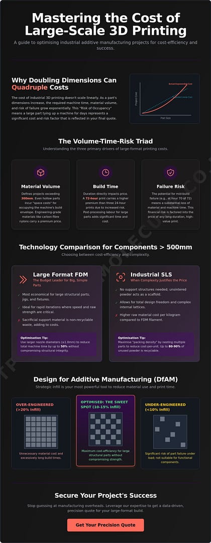 The Cost of Large Scale 3D Printing: An Industrial Pricing Guide for 2026