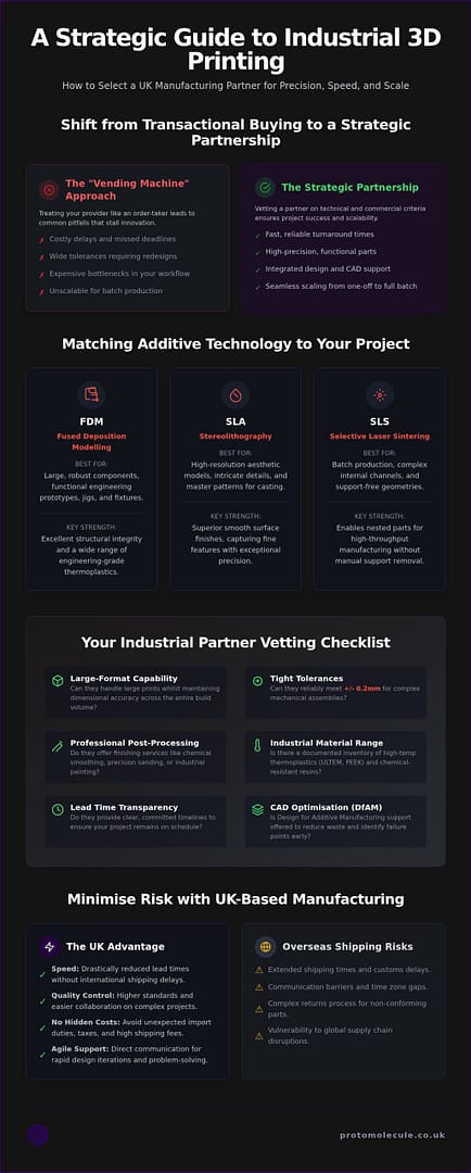 Choosing an Industrial 3D Printing Service: A Professional Guide to UK Manufacturing