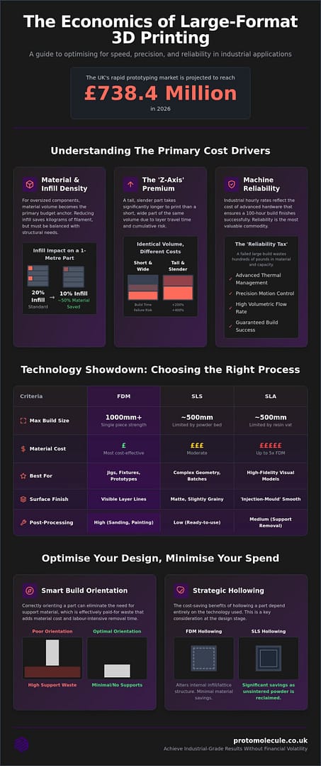 The Cost of Large Scale 3D Printing: A Professional UK Guide for 2026