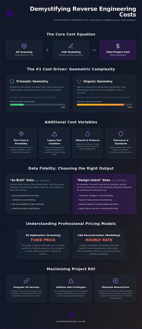 Cost to Reverse Engineer a Product: A UK Professional Pricing Guide