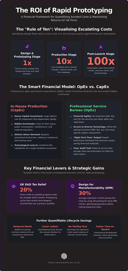Calculating ROI on Rapid Prototyping: A Financial Guide for UK Engineers